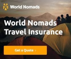 I always use world nomads travel insurance when I travel