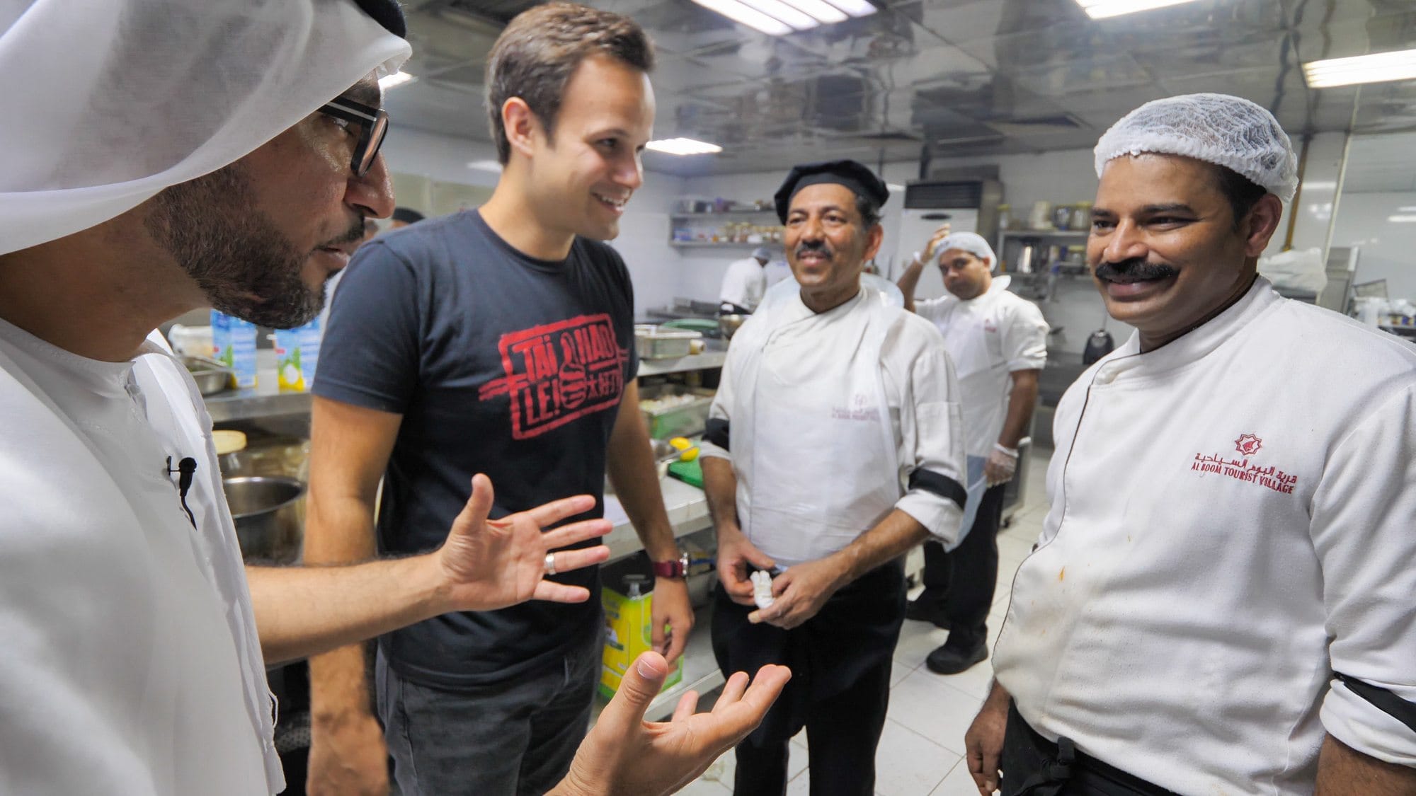 Meeting the chefs at zaman awal restaurant