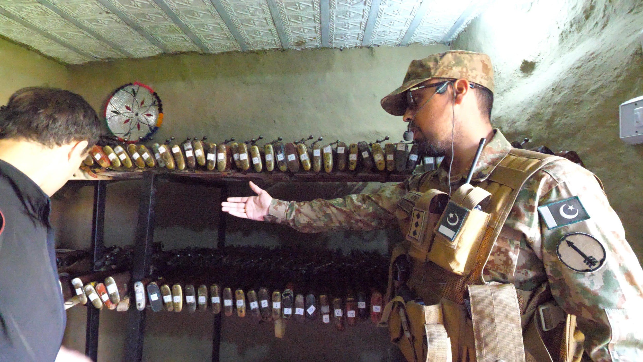 Visiting the reenactment camp in Miranshah