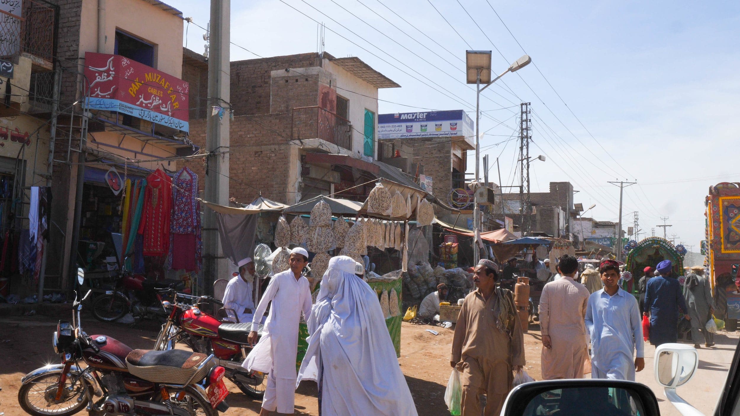 A typical scene on the drive up to waziristan in pakistan.